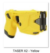 Yellow TASER X2